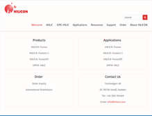 Tablet Screenshot of hilicon.com